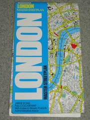 Geographia London Master Streetplan – Colour Sheet Map, 1:20,000, 3″ to 1m. 1975