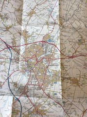 1997 Ordnance Survey Landranger Map 154 Cambridge & Newmarket inc Saffron Walden