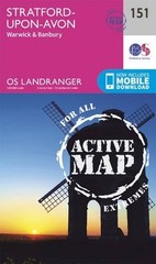 Stratford-Upon-Avon, Warwick & Banbury (Map) OS Landranger Active Map