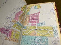 Kroll’s large Folio plat Atlas of Seattle: EASTSIDE Bellevue Medina Supplement
