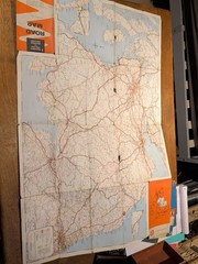 Bundle Vintage Road Maps Atlas BP/Esso/Mobil/National Benzole X 7 Pull Out