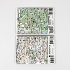Lot Of 2 Specialty Popout Maps New York City Seattle Compass Maps