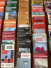 Job Lot 51 Vintage Ordnance Survey Maps Bartholomew UK