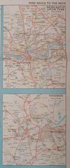 Bartholomew Tourist Route Map: North England. Scale – 1: 570,240 (1984).