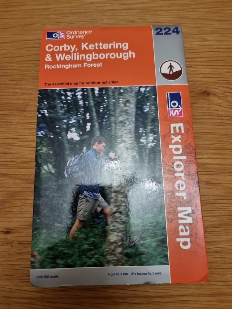 Corby, Kettering and Wellingborough by Ordnance Survey (Sheet map, 2006)