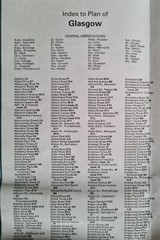 Vintage 1991 Official Glasgow Streetfinder Colour Papwr Fold Up Bartholomew Map