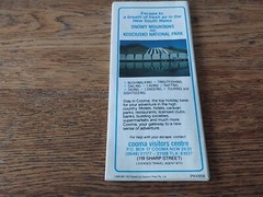 Vintage NRMA Canberra And District Fold Out Paper Map VGC