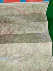 Julian Alps Mountain Map East Part – 1 : 50 000 Scale – 6th Edition 1984