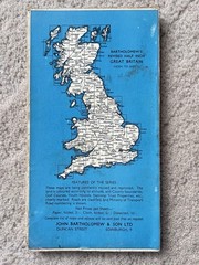 Bartholomew’s Map Liverpool Merseyside Vintage 60s 1962 Cloth Half Inch FreePost