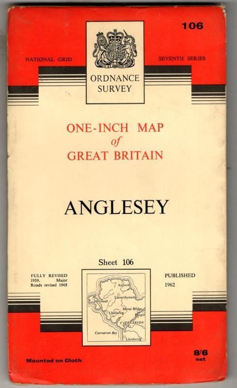 National Grid Seventh Series Sheet 106 Anglesey : Ordnance Survey