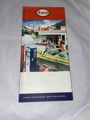 Lot Of 10 Vintage C. 1970s 80s Mostly Europe Travel Maps, Esso, BP Ect