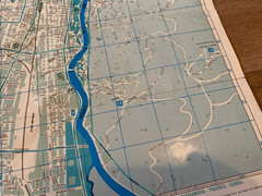 Map Of Torino (Turin) 1983 (German)