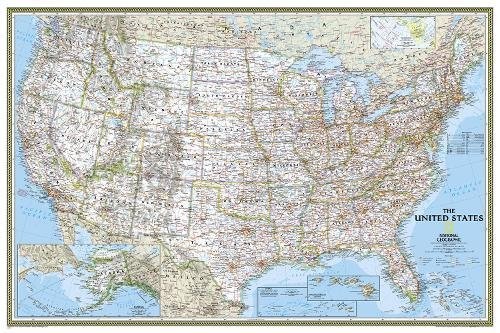 NATIONAL GEOGRAPHIC: UNITED STATES CLASSIC WALL MAP – By National Geographic