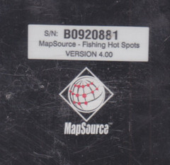 MapSource Fishing Hot Spots CD Garmin GPS SEALED version 4.0 007-00156-00 Rev. D