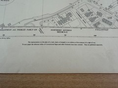 Ordnance Survey 1:1250 Plan 36/2169 SE Colinton Edinburgh c1948 Vintage Map