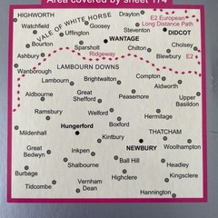 Newbury and Wantage, Hungerford and Didcot by Ordnance Survey Sheet Map 174