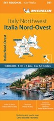 Italy Northwest – Michelin Regional Map 561 Map by Michelin (Sheet map, folded)