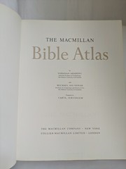 MACMILLAN BIBLE ATLAS Maps By Yohanan Aharoni Michael Avi-yonah Hardcover 1968