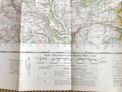 1961 OS Ordnance Survey One Inch Map, of Huddersfield, Sheet 102