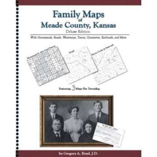 Genealogy Family Maps Cemetery Meade County, Kansas KS