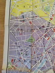Map of Brussels and Sightseeing (R De Rouck, 1st edition) Pre-1944