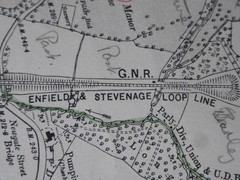 Vintage 1946 LITTLE BERKHAMPSTEAD EPPING GREEN V LARGE SCALE MAP SHEET 16¾”x22½”