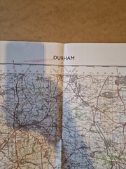 Ordnance Survey Map Of Great Britian – DURHAM – 1968 – 1/63360