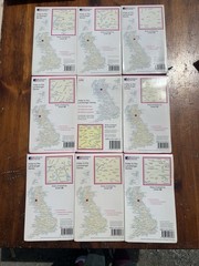 Vintage Ordnance Survey Landranger Maps Scotland Lot (9) Ben Nevis Loch Lomond +