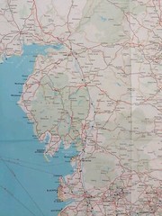 Bartholomew Tourist Route Map: North England. Scale – 1: 570,240 (1984).
