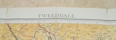 TWEEDDALE 1961 Bartholowmew’s Half-Inch Contoured Map Sheet 41
