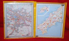 JET Route Cards. 68 “Map Cards” in plastic yellow folder.