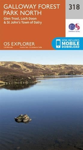 Galloway Forest Park North (Map) OS Explorer Map