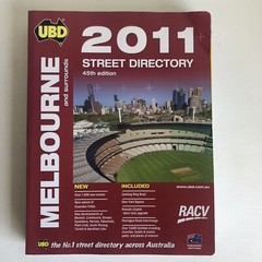 UBD Street Directory Melbourne And Surrounds 2011 45th Edition – Road Trip Map