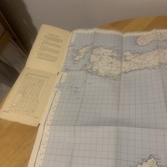 Ordnance Survey One Inch Map 51 Seventh Series Iona & Colonsay 1956 OS