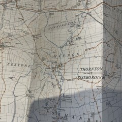 Vintage Ordnance Survey First Series Pickering (West) 1961 Sheet SE 78