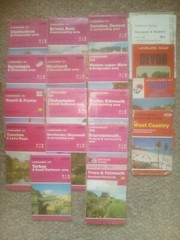 DEVON CORNWALL DORSET SOMERSET LANDRANGER OS ORDNANCE SURVEY MAPS JOB LOT BUNDLE