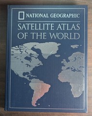 National Geographic Satellite Atlas of the World Hardcover Illustrated Maps