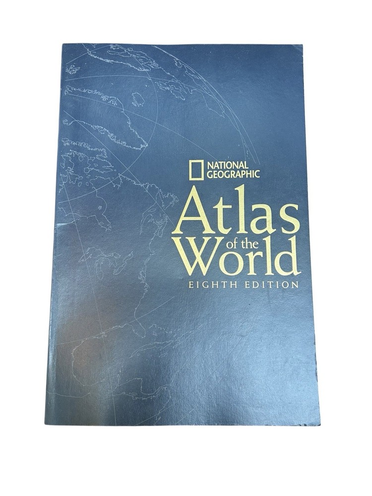 National Geographic Atlas of the World 8th Ed 2005 PB Oversize 18”