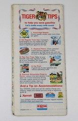 EXXON Texas United States Road Map Dallas Houston Austin Galveston 1977 Beaumont