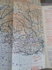 England- South Wales Official ROYAL AIR FORCE EDITION – Sheet 7- Cloth Map 1935