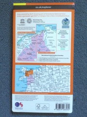 OS Explorer Map – OL17 – SNOWDON Area – Unused and with mobile download