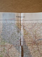 Ordnance Survey Map Of Great Britian – TORQUAY – 1962 – 1/63360