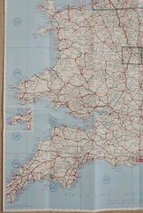 AA Service Map: Throughroutes to and from Bournemouth.