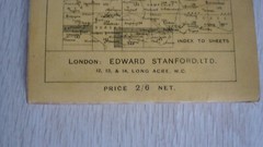 Bournemouth Swanage Poole Winborne and Harbour OrdnanceMap 1912 Edward Stanford