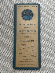 Job lot of 14 vintage maps, including Bartholomew’s Half Inch Cloth Maps