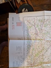 Ordnance Survey Map Of Great Britian – OXFORD AND NEWBURY – 1967 – 1/63360