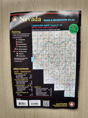 NEVADA ROAD & RECREATION ATLAS 2016 5TH EDITION Benchmark Maps Public Lands