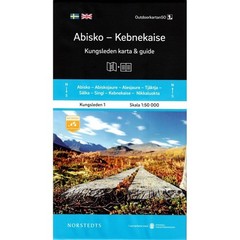 Sweden Abisko – Kebnekaise. Kungsleden hiking trail map & guide – part 1