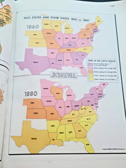 Hammond US History Atlas 1995 Vintage Paperback Book Good Chicago Becks Sticker