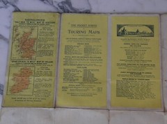 Vintage Batholomews Cumberland map c1920 Half Inch Sheet 3 old Ambleside Penrith